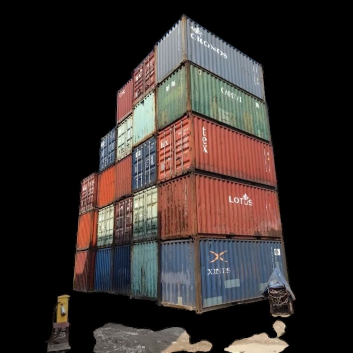 20ft used cargo-worthy container