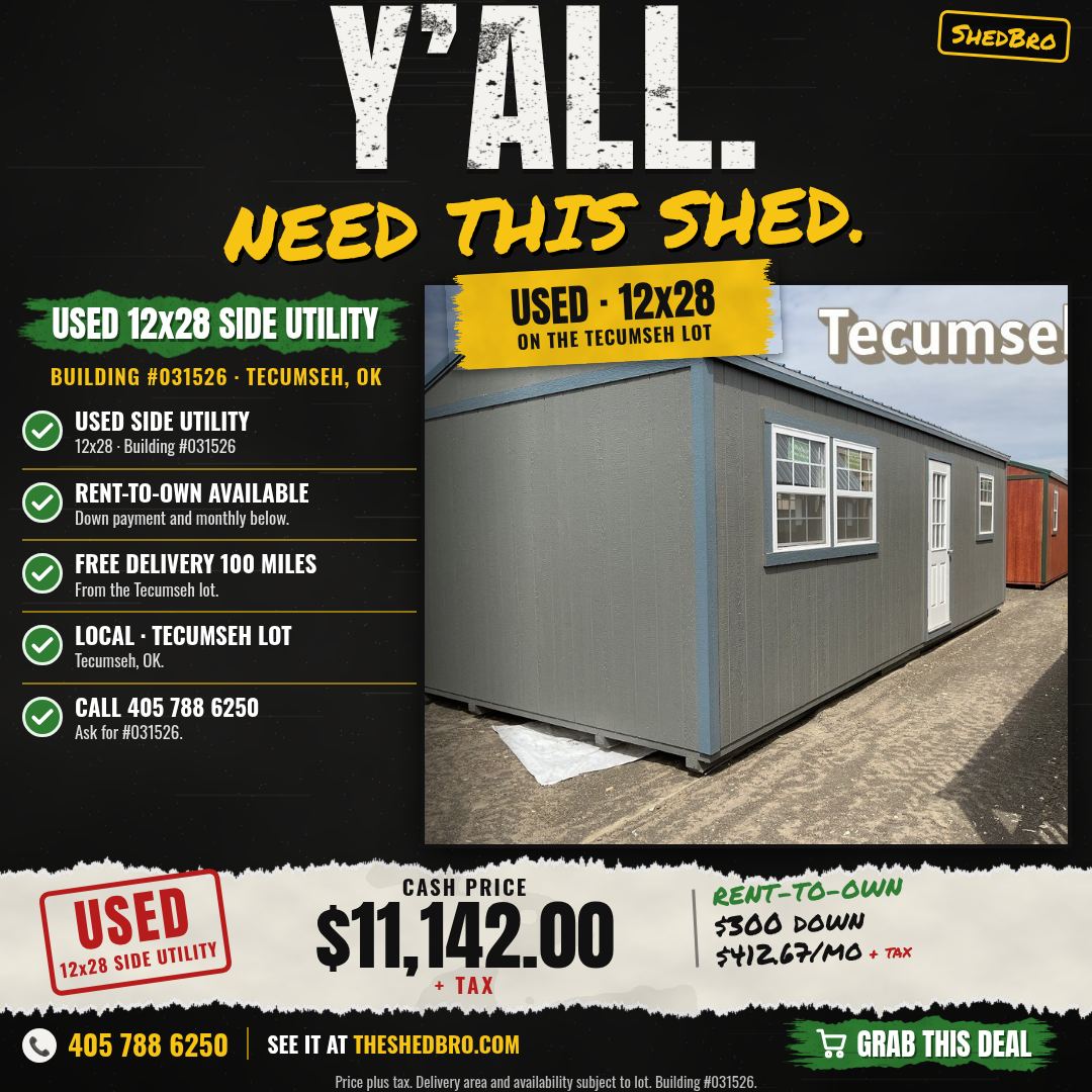 Side Utility 12x28 · #031526
