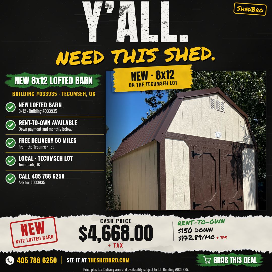 Lofted Barn 8x12 · #033935