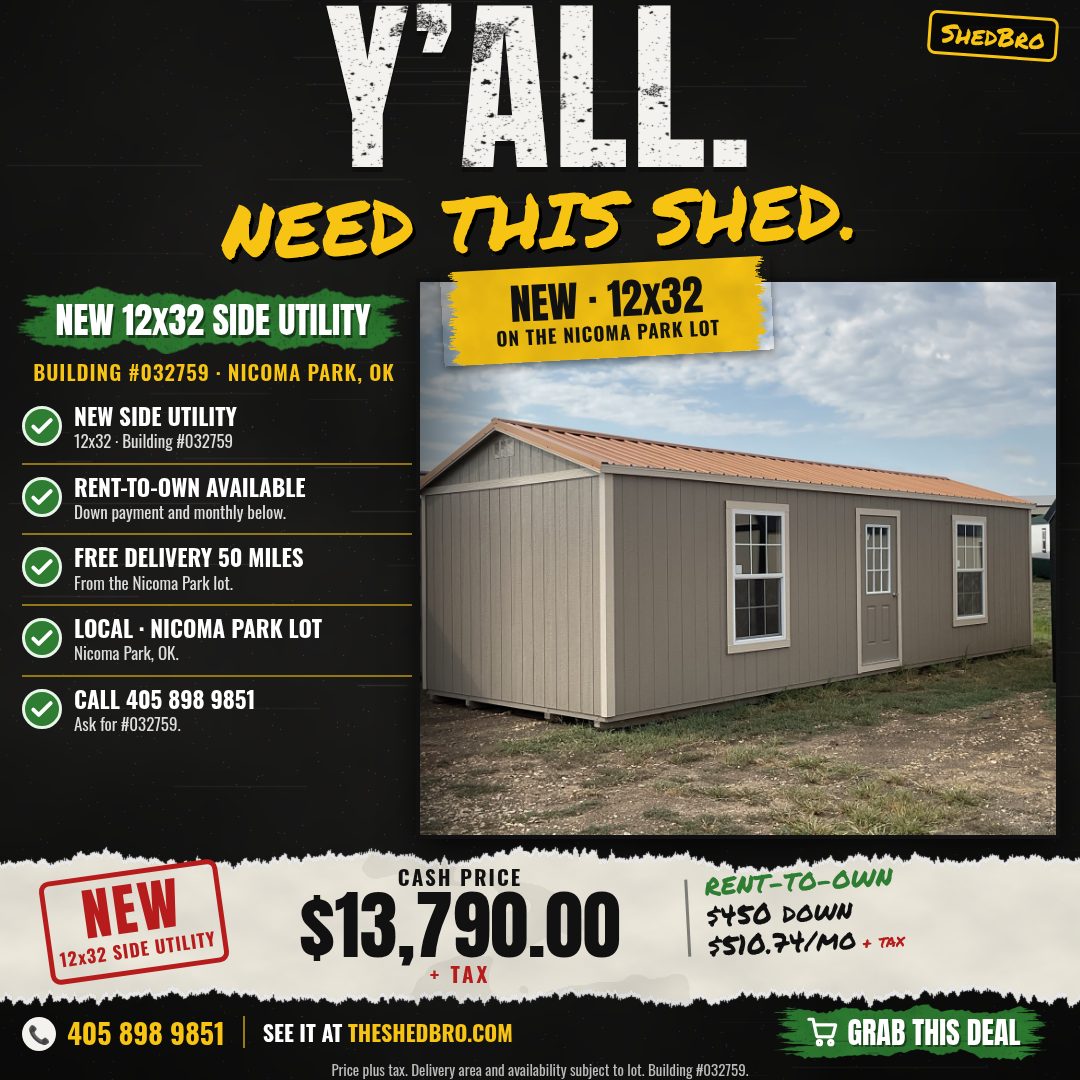 Side Utility 12x32 · #032759